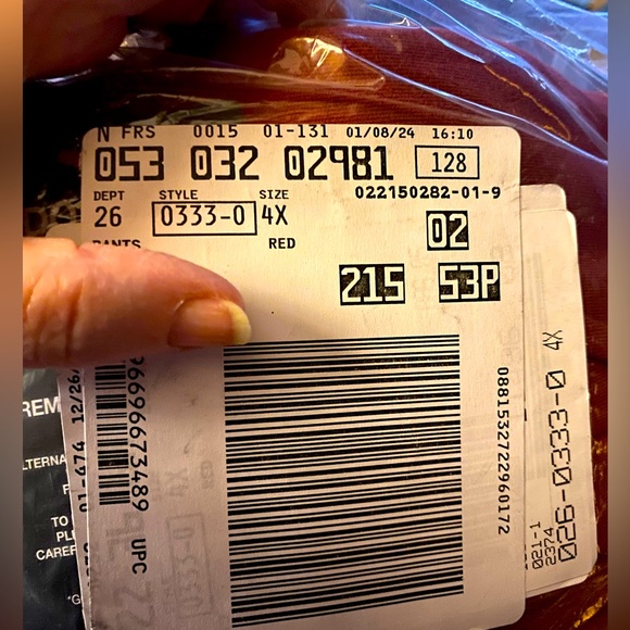 NWT Woman Within 4x Pants or 2/30 - Picture 4 of 7